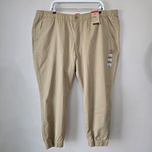 Levi's XX‎ Chino Joggers Mens 2XL Tan Stretch WaterLess Casual Pants New